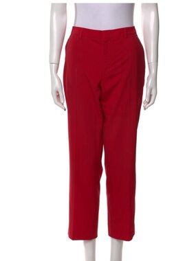 Prada Women’s Crimson Straight-Leg Trousers